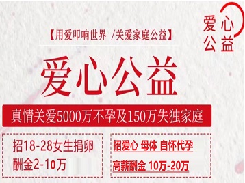 平利捐卵助孕生子 爱心志愿者招募